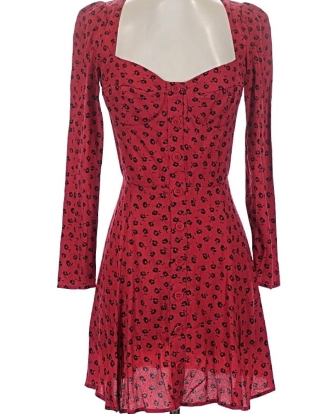 Reformation red mini dress